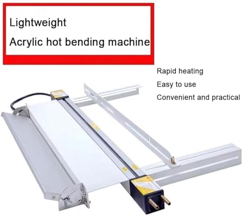 Dobladora de acrílico para doblar placas de plástico en caliente, versión de soporte de alta eficiencia (tamaño: 1250 mm)