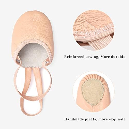 Stelle Leather Pirouette Dance Half Sole Shoes Turning