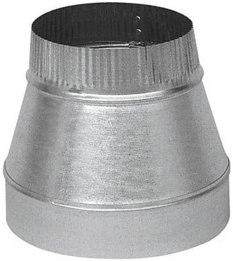 Imperial 4 in. Dia. x 3 in. Dia. Galvanized Steel Furnace Pipe Reducer