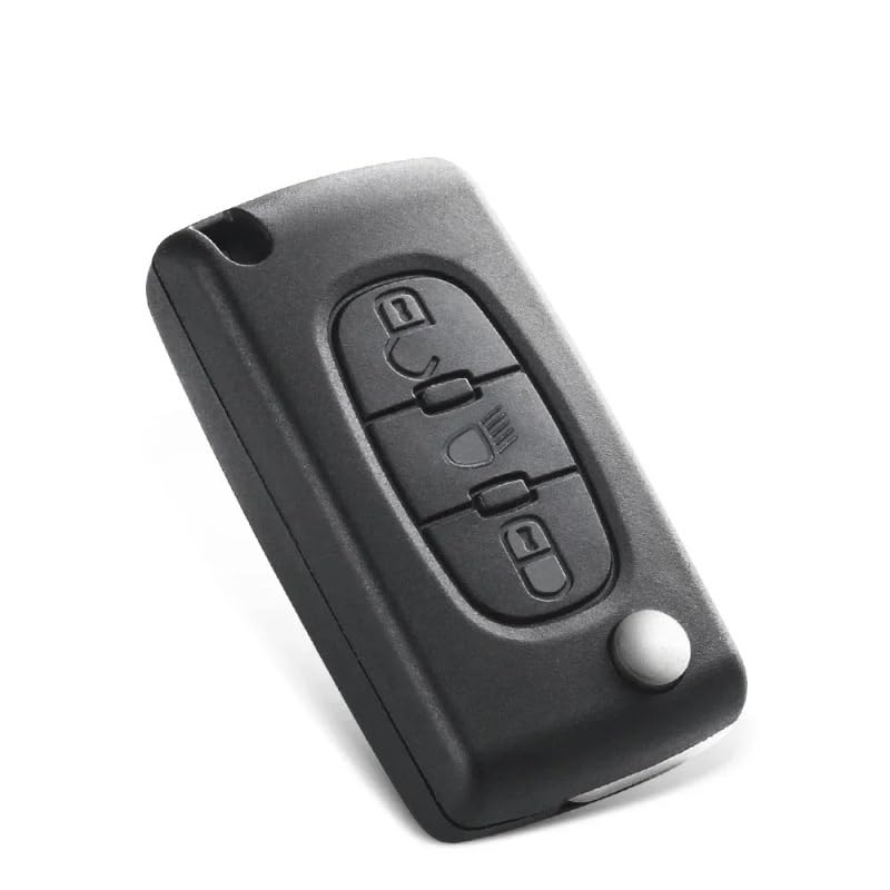 Suitable for 1PCS New for Citroen C4 C5 C6 C8 Xsara Picasso Peugeot 107 207 307 308 CE0536/0523 Remote Car Key Ask/FSK 434Mhz(Light VA2 CE0523,Ask)