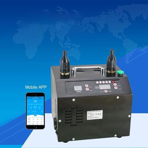 Elektrische Ballonpumpe, Doppeldüsen, 1400 W mit Digitaltimer, Speicherfunktion, automatischer und manueller Aufblasmodus