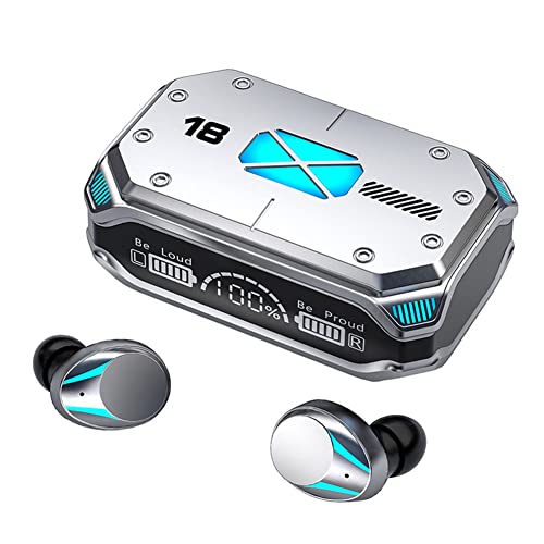 Desikixudy 1 juego M41 Auriculares Bluetooth Auriculares de juego Auriculares Touch Wireless Auriculares In-Ear con pantalla digital inteligente