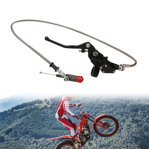 Embrague Hidraulico Moto Maneta Embrague Moto Cilindro Maestro 120 cm, depósito de líquido para Motocicleta de 50 CC 125 CC 110 CC 150 CC 250 CC Dirt Pit Bike