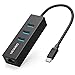 Produktbild UCOUSO USB C 3.0 Hub, USB 3.0 Adapter 3 USB 3.0 Anschlüssen + 1 RJ45 Gigabit Ethernet LAN 4 in 1 Netzwerkadapter für Windows Laptops