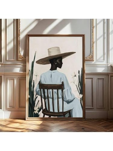 Toile minimaliste africaine esthétique sans cadre - 3