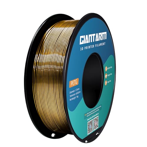 GIANTARM PETG Filament 1,75 mm Metall Brown für 3D-Drucker 1 kg Spule, PETG Maßgenauigkeit +/- 0.03mm