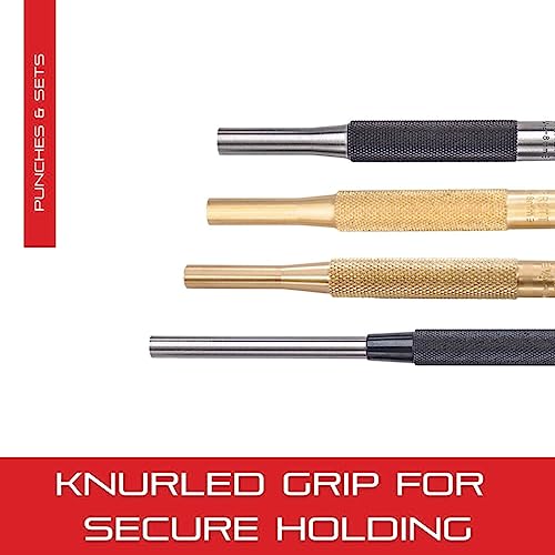 Starrett S816PC - Set di 5 punzoni, 3 punzoni con