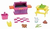 Fisher-Price Dora The Explorer Playtime Together Dora and Me Dollhouse Deluxe Backyard BBQ Set