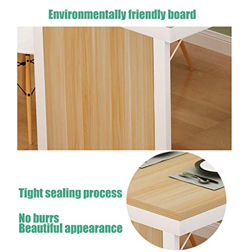 Table pliante murale en bois massif avec support robuste pour bureau et cuisine