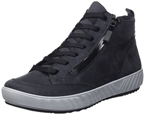ARA Damen Avio Mid-cut Sneaker, GRAPHIT, 41 EU Weit