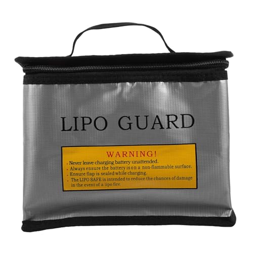 INOOMP Battery Fireproof Bag for Batteries Explosion Storage Pouch for Safe Charging Versatile Use for Rc Cars More