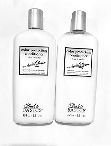 Back to Basics ~ Blue Lavender Color Protecting Conditioner (Original Formula) ~ 12oz (TWO PACK)