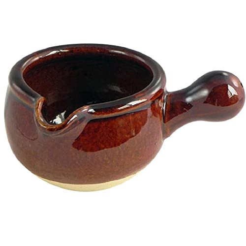 伊賀焼 伊賀あたため鍋 (小, アメ)