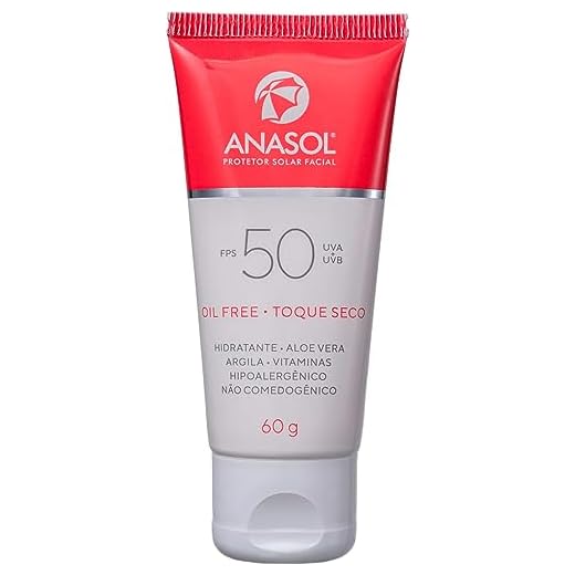 Anasol Protetor Solar Facial FPS 50-60g