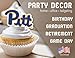 Pitt Cupcake Topper Party Supplies for Football, Birthday, Graduation Party Decorations (24 Pieces) (Pittsburgh Panthers)