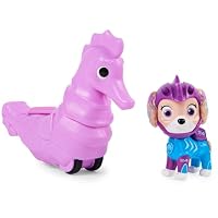 Patrulla Canina Aqua Pups – Vehículo Tiburón Martillo De Rubble Con Figura De Acción – Juguete Transformable Para Niños 3 Años +