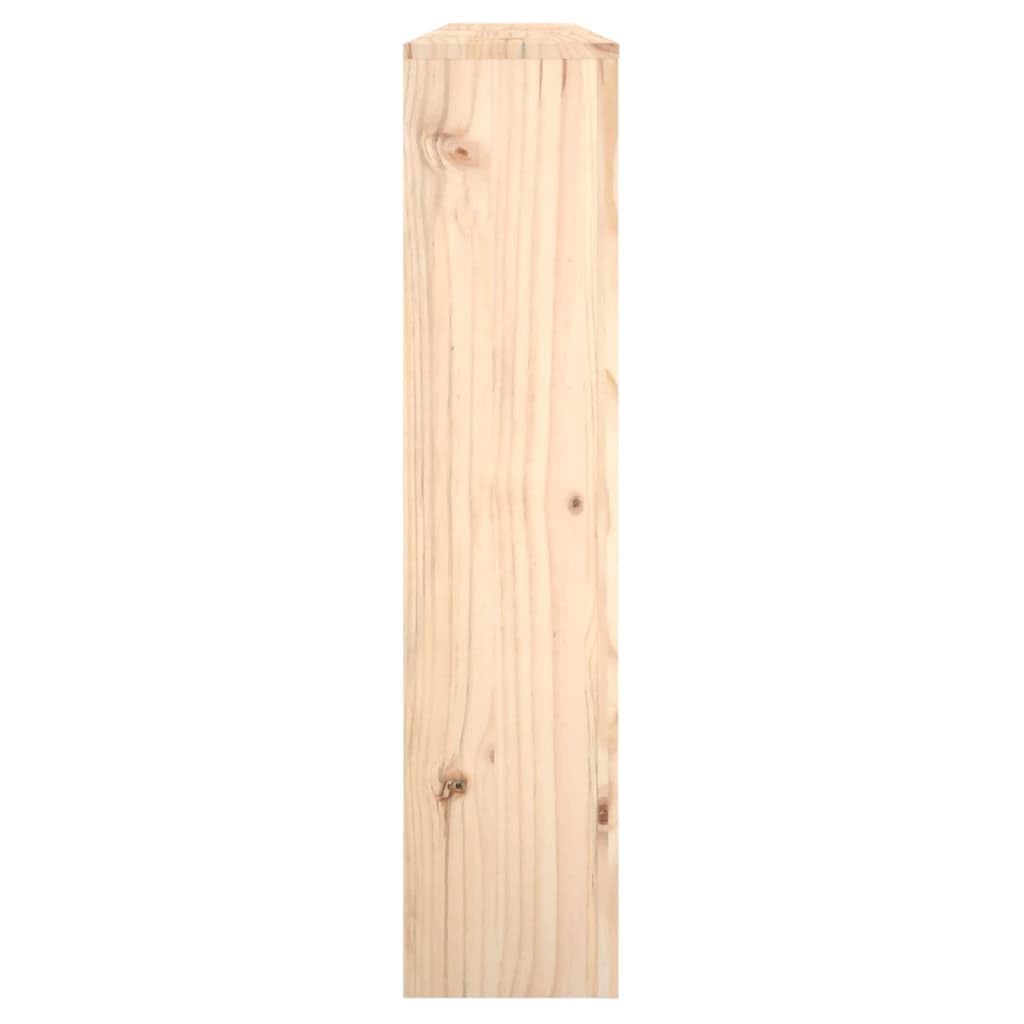 vidaXL Heizkörperverkleidung Lamellen-Design Heizungsabdeckung Heizungsverkleidung Heizung Abdeckung Heizkörper 153x19x84cm Massivholz Kiefer