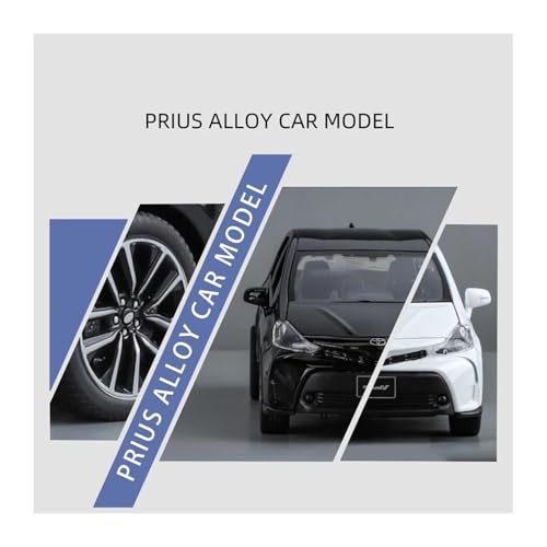 Modelo decorativo de coche 1:32 para colección Prius miniatura 7