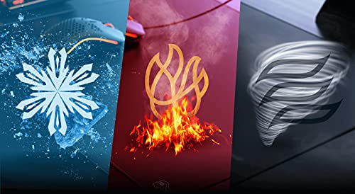 Image of GLORIOUS Elements Gaming Mousepad - Extra Large Mouse Pad XL - Foam Core Hybrid Cloth - Gaming Desk Pad 15 inchx17 inch (FIRE)