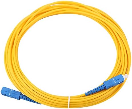 Redxiao Fiber Jumper Patch Cord Cable, 10m/11yd SC to SC Duplex Fiber Patch Cord Jumper Cable Single Mode Patch Cord