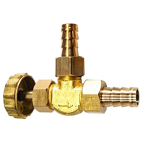 Elbow Brass Needle Valve for Gas Flow Cover