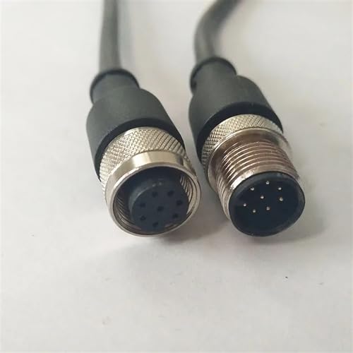 Cable M12 de 50 m recto macho de 4 pines para conexión de sensores industriales 4
