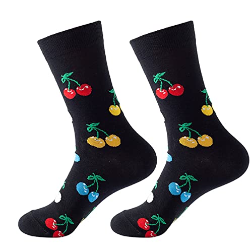 Organizador de calcetines para mujer con estampado de frutas de otoño e invierno, K, Altoa única