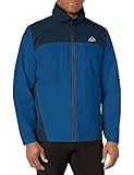 HFX Men's Poly Stretch Windbreaker, Azure Navy, Extra Large