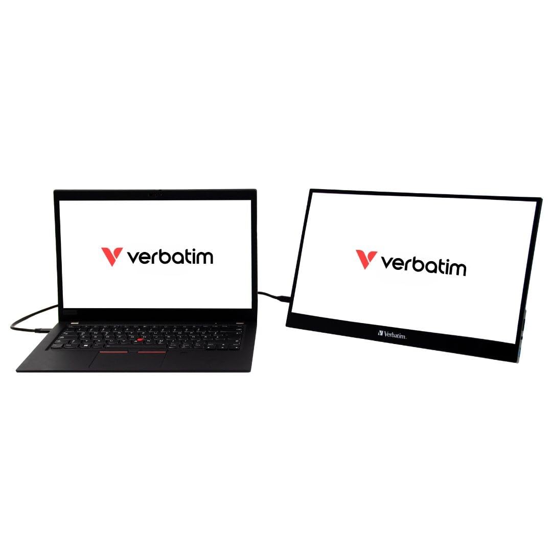 Verbatim 49593 Computerbildschirm 43,9 Cm (17.3" ) 1920 X 1080 Pixel Full Hd Touchscreen Schwarz [energieklasse A] (49593)