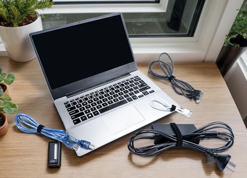 Image of 1 /2 Inch x 130 Feet Hook and Loop Roll | Hook & Loop Strips for Home and Office | Hook and Loop Cable Ties for Cable Management