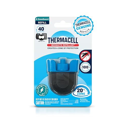 Image of Thermacell Rechargeable Mosquito Repeller Refills; Advanced Repellent Formula Provides 20 Foot Protection Zone; Compatible with Thermacell E-Series & Radius Only; No DEET, Spray or Flame