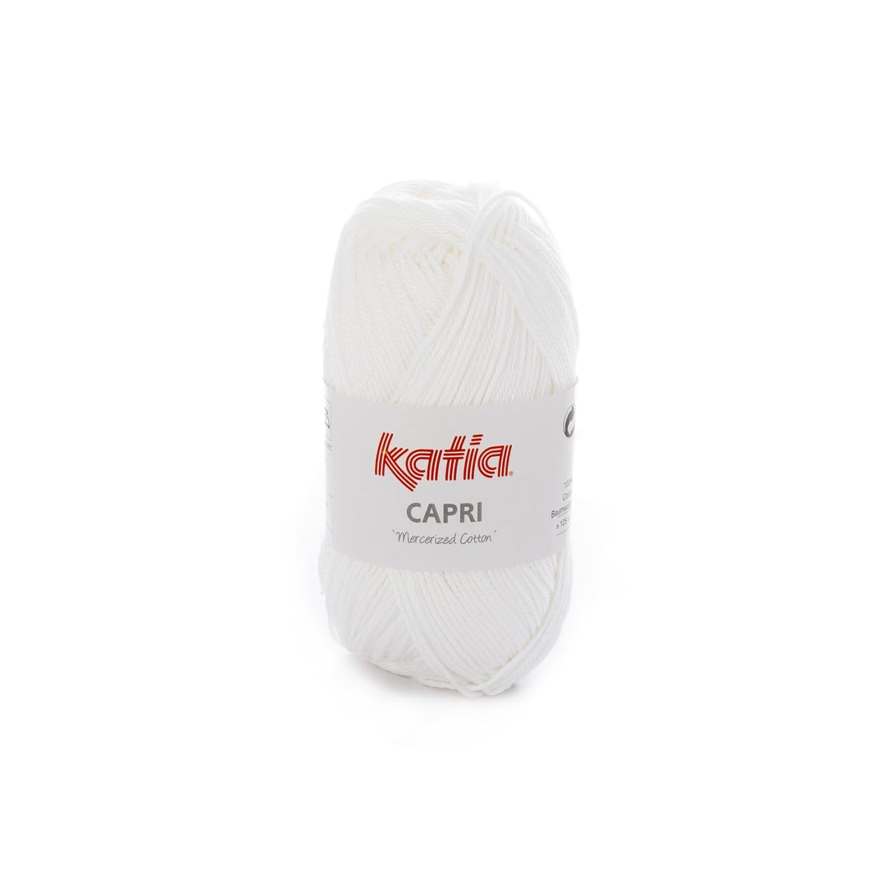 Katia White Capri 82050 Wool 50 G