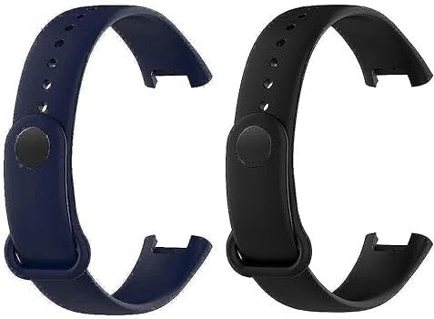 TechMount Soft Silicone Classic Combo Strap Bands for Redmi Smart Band Pro Smart Watch Only, Comfort and Flexible Straps for Men Women and Boys & Girl-image-41