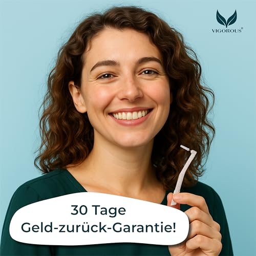 VIGOROUS® Interdentalbürsten L-Form - Größe 5, 0,8 mm -20 Stk. nachhaltige Zahnzwischenraumbürsten - Dentalbürsten für zahnreinigung zwischenräume -gründliche Zahnpflege dank zahnzwischenraumreiniger – Bild 8