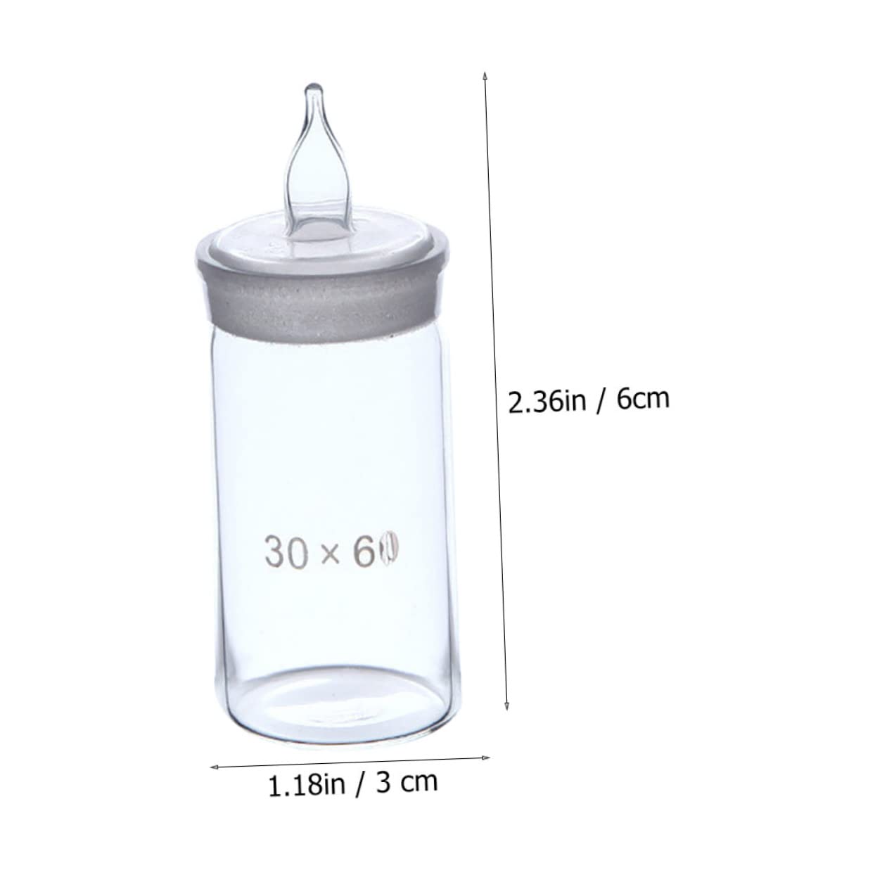 TIDTALEO 1Pc High Weighing Bottle Transparent Sample Dish Heat Resistant Container for Accurate Weighing Easy to Refill and Clean for Laboratory and Scientific