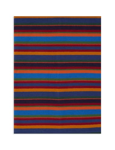 ABISSO/PRATO Gallo Scaldacollo multiuso unisex pile blu righe multicolor