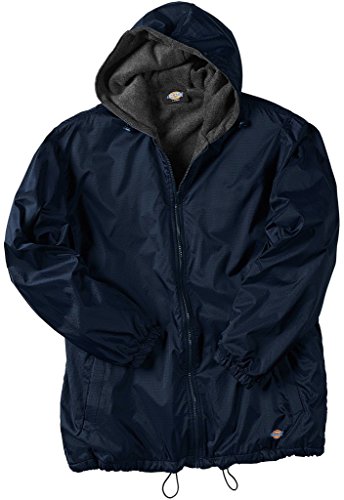 Dickies Big Men's Hooded Nylon Zip Jacket 5XL Navy #953