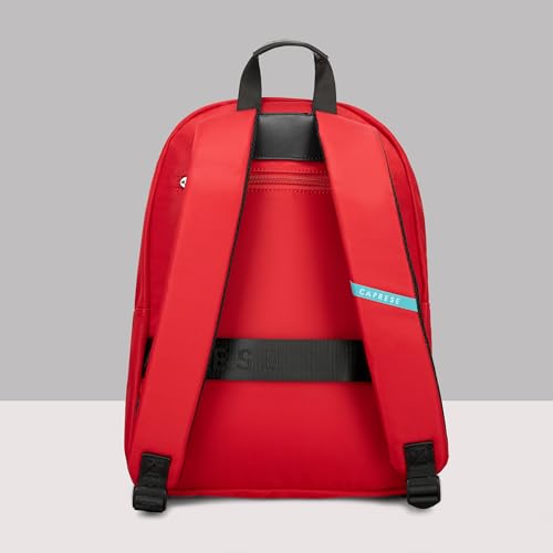 Image of Caprese Saturn Medium 15.6 Inch Laptop Backpack for Women with Adjustable Shoulder Straps & Multiple Compartments | Front Zip Pocket | Perfect for College, Office & Travel