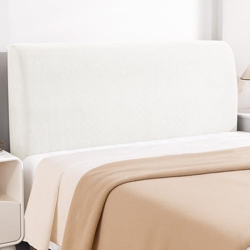YSTELLAA Housse Tete De Lit, 150CM, Housse De Tête De Lit Extensible Doux, Couvre Tete De Lit Antipoussière, Moderne Couvre De Protection Tête De Lit,...