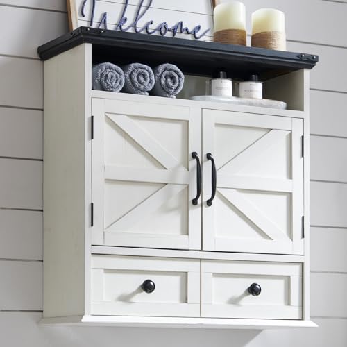 ACCOHOHO Bathroom Wall Cabinet, Farmhouse 24