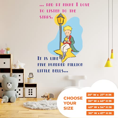 Vinilo decorativo The Little Prince 30x40 pulgadas miniatura 5
