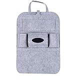 MATERIAL más duradero: protege perfectamente tus asientos de arañazos, marcas de rasguños, barro, suciedad y desgaste. Fácil de limpiar las impresiones sucias con un paño mojado. Impermeable, lavable a máquina para un cuidado fácil.