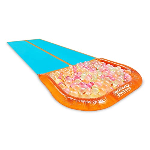 Bunch O Balloons Double Lane Waterslide Wipeout Slip & Slide With 265 Water Balloons #TOP3
