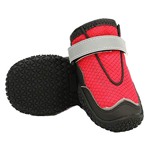 Jim Hugh Dogs Boot Anti Slip Sole Comfortable Paws Protector Cute Running Footwear Perfect for Outdoor Activities