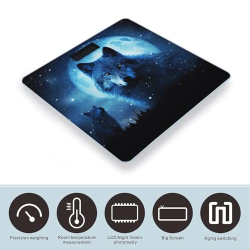 Báscula digital de baño compacta y precisa miniatura 3
