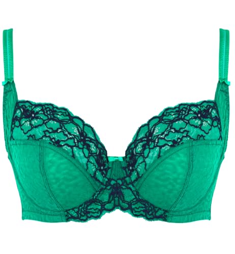 Image of Panache Women's Envy Underwire Balcony Stretch Lace Bra | Full Coverage, Supportive Lift & Comfort for Large Bust