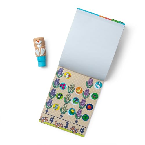 Image of Melissa & Doug Sticker Wow! 24-Page Activity Pad and Sticker Stamper, 300 Stickers, Arts and Crafts Fidget Toy Collectible Character - Ice Cream - for Kids Ages 3+ - FSC Certified (Pack of 8)