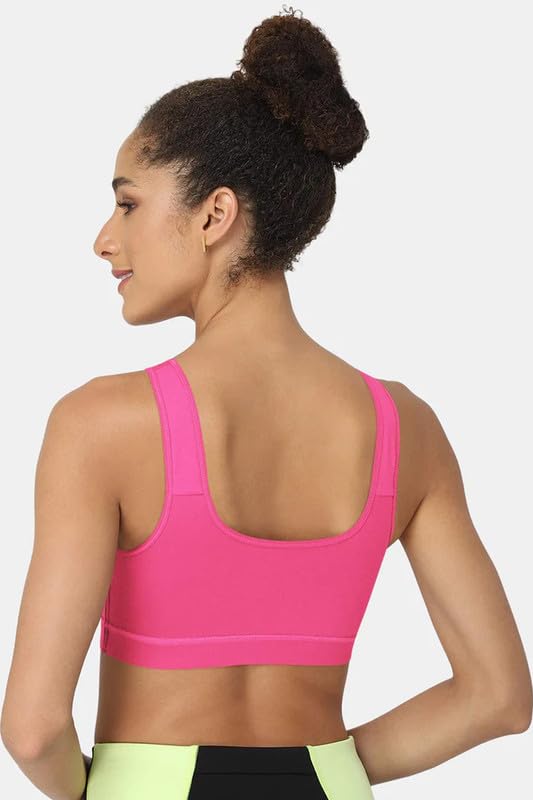 Image of Intimacy Active Sports Bra for Women Medium Coverage, Non-Wired, Non-Padded, Seamless, Stretchable Comfortable Support Activewear for Women