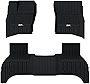 3W Floor Mats Compatible for Land Rover Defender TPE All Weather Custom Fit Floor Liner for 2019-2023 Land Rover Defender 1st, 2nd Row Floor Liners, Black( Full 4 Doors 5 Seat only)