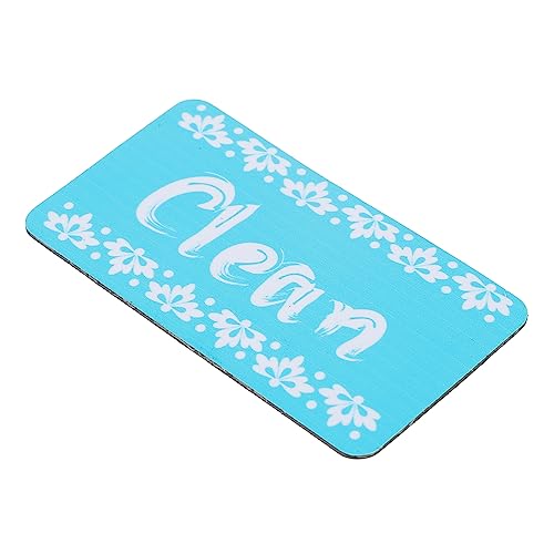 Alipis Indicatore Di Pulizia Magnetico Per Lavastoviglie e Lavatrici, Cartello Bifacciale Pulito-sporco in Materiale Flessibile, Accessorio Pratico Per Cucina e Lavanderia,